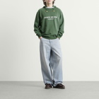 Stone Island Men's Marina Garment Dyed Logo Hoodie in Quartz Green