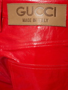 GUCCI - Naplack Leather Pants