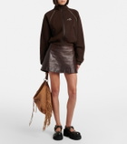 Balenciaga Leather miniskirt