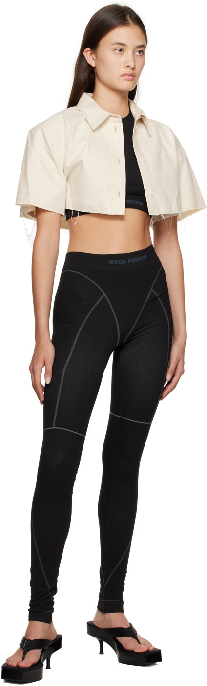 Heron Preston Black Active Sport Top