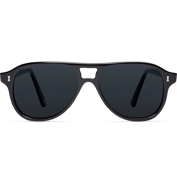 Photo: Cubitts - Killick Aviator-Style Acetate Sunglasses - Black