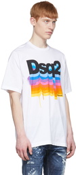 Dsquared2 White Cotton T-Shirt