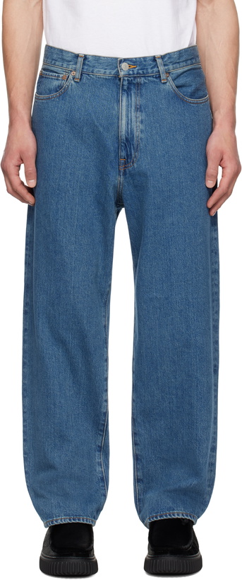 Photo: WACKO MARIA Blue Washed Jeans