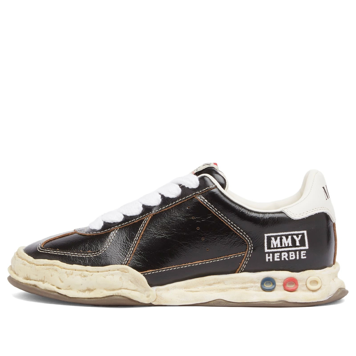 Maison MIHARA YASUHIRO Herbie Original Sole Wrinkled Leather in Black
