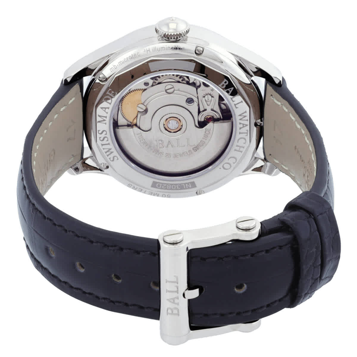 Ball Trainmaster Automatic White Mother of Pearl Dial Ladies Watch NL3082D-LJ-WH