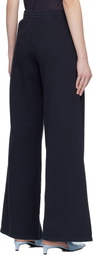 ANINE BING Black Kacey Monogram Sweatpants