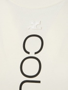 COURREGES - Logo Cotton Jersey T-shirt