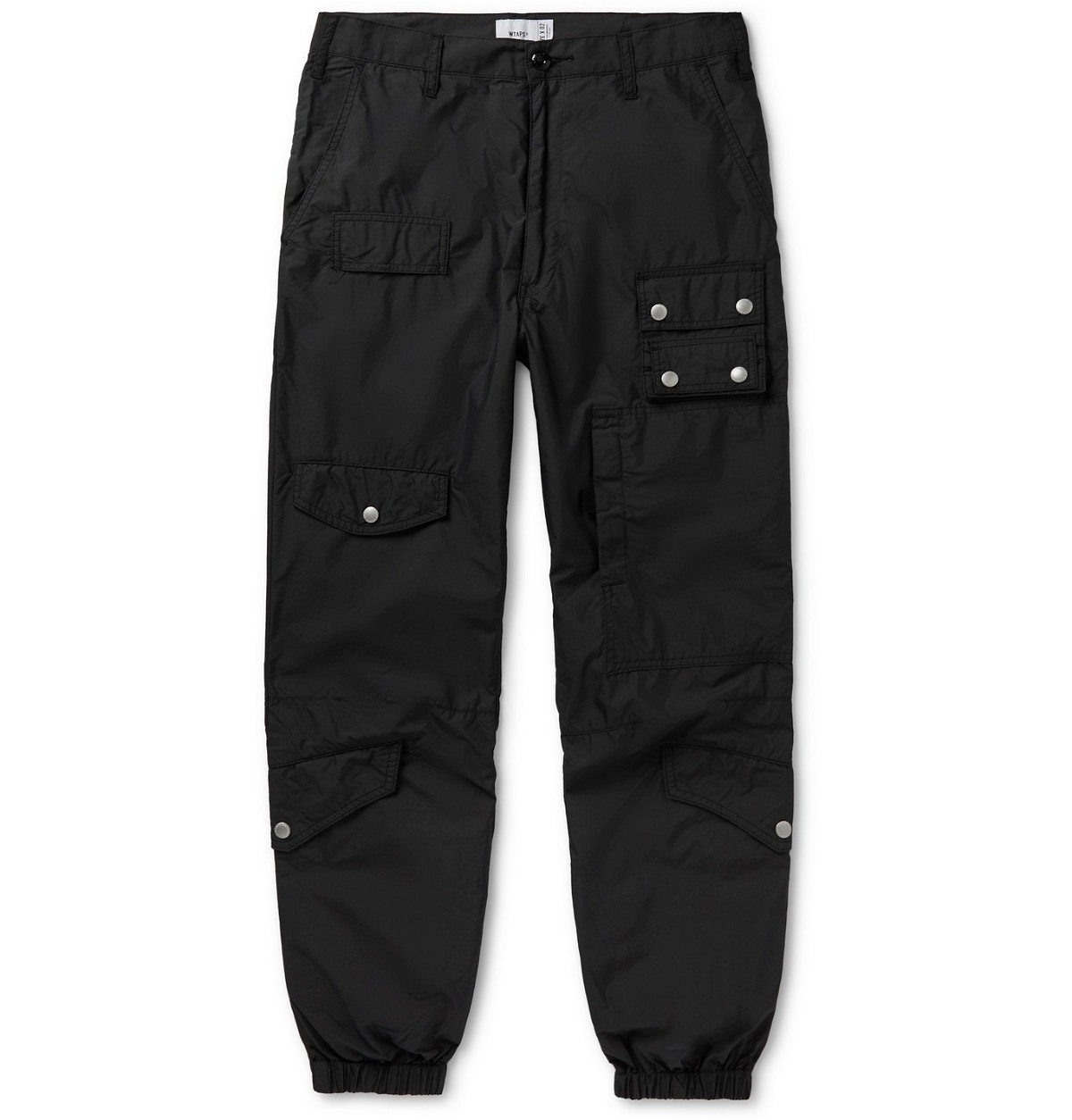 Photo: WTAPS - Cotton-Blend Cargo Sweatpants - Black