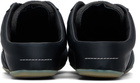 MM6 Maison Margiela Black Satin Factory Sneakers