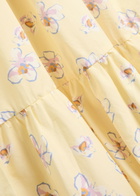 Sister Jane Lake Breeze Floral-print Cotton-poplin Midi Dress Yellow