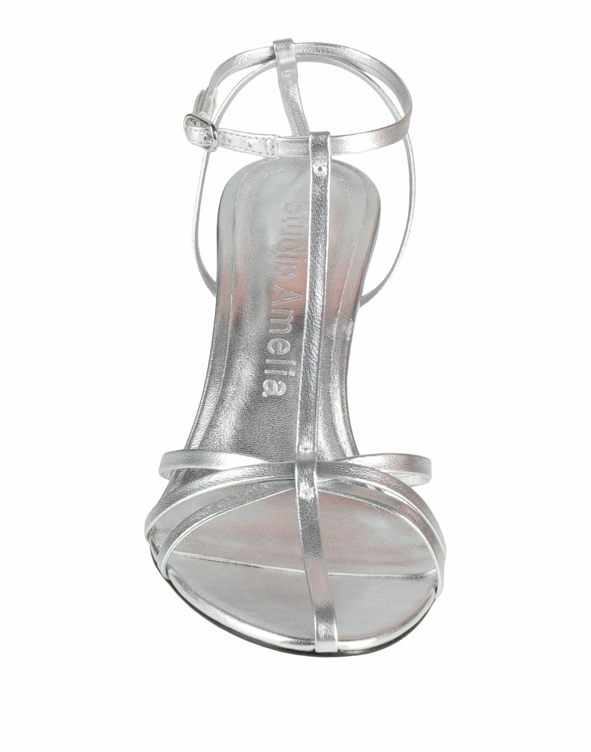 Studio Amelia Womens Sandals in Silver