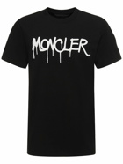 MONCLER - Logo Detail Heavy Cotton T-shirt