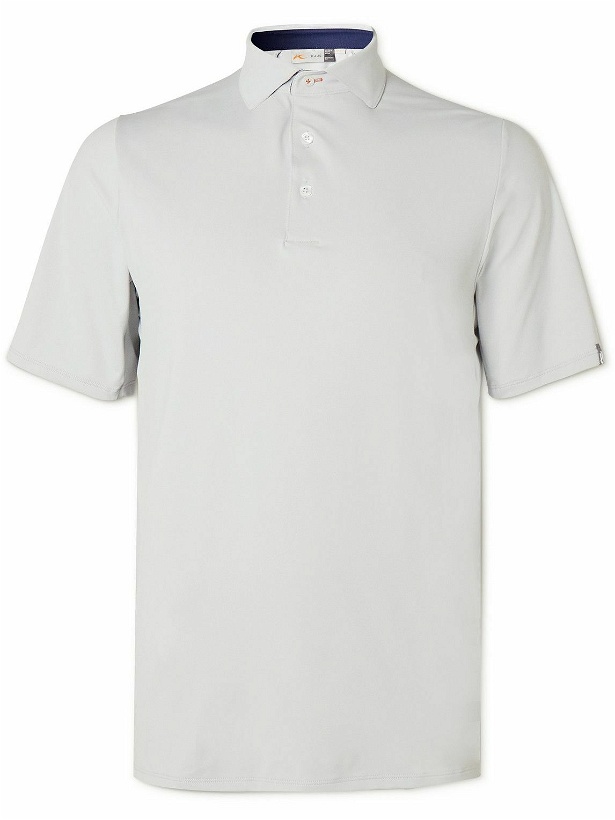 Photo: Kjus Golf - Soren Slim-Fit Stretch-Jersey Golf Polo Shirt - Gray
