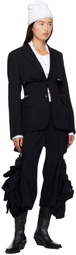 Comme des Garçons Black Gabardine Trousers