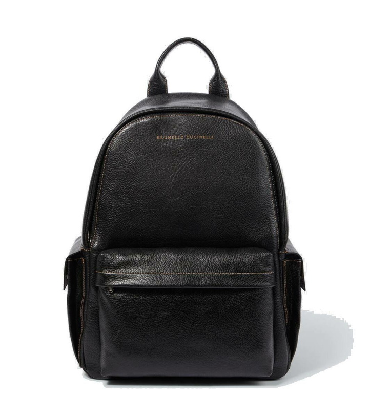 Photo: Brunello Cucinelli Leather backpack