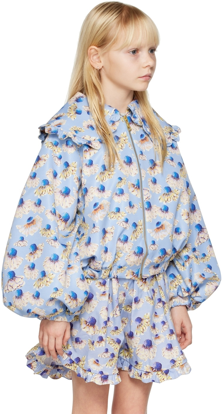 Kika Vargas SSENSE Exclusive Kids Blue Agnes Jacket