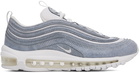 Comme des Garçons Homme Plus Gray Nike Edition Air Max 97 Sneakers