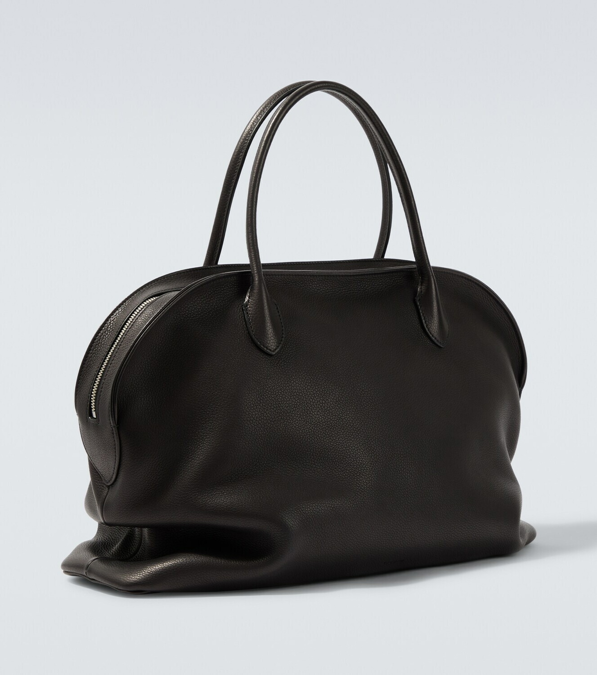 The Row Agnes 16 leather top-handle bag