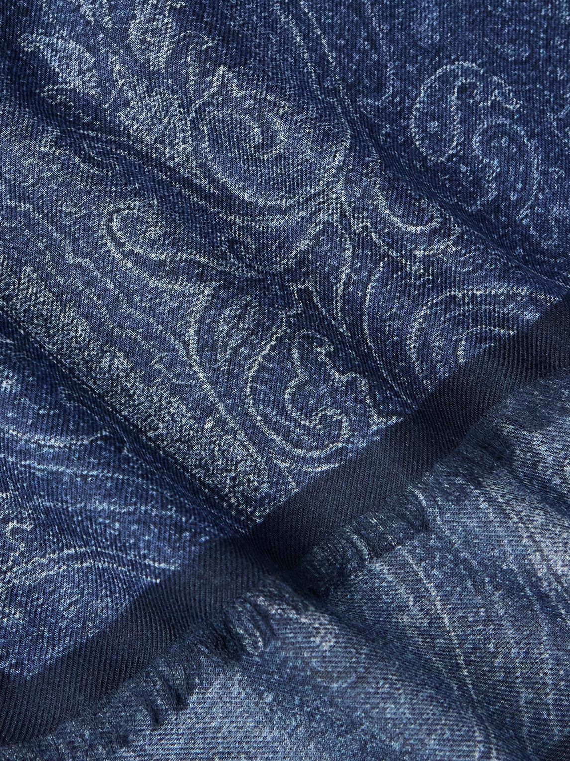Etro - Paisley-Print Fringed Modal and Cashmere-Blend Scarf