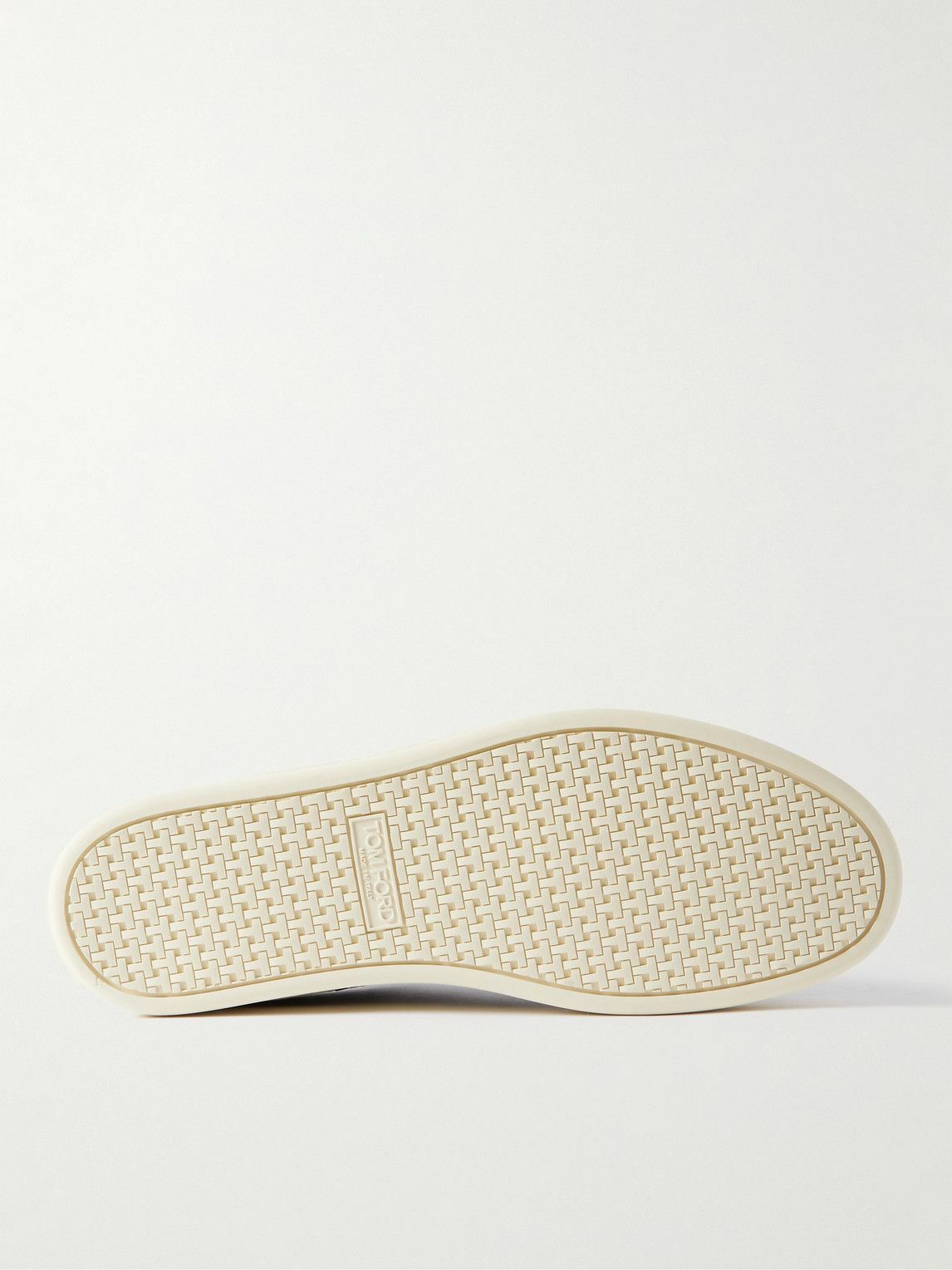 TOM FORD - Warwick Croc-Effect Patent-Leather Sneakers - Black