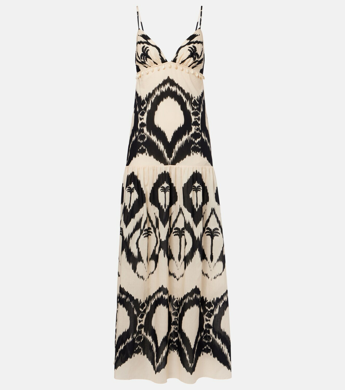 Johanna Ortiz Printed cotton poplin maxi dress