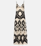 Johanna Ortiz Printed cotton poplin maxi dress