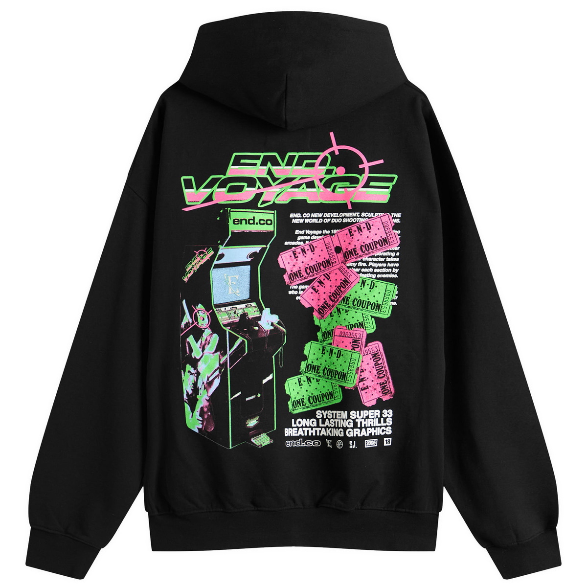 Objects IV Life Boulder Print Hoodie in Anthracite Grey