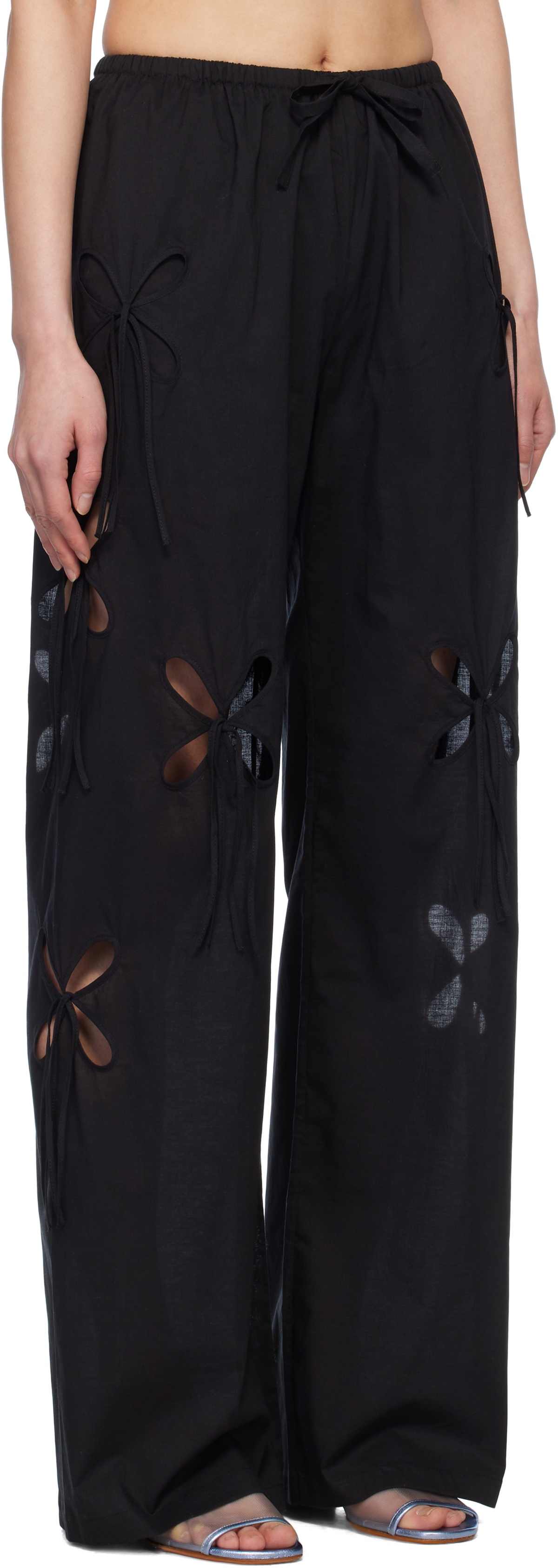 J.Kim Black Chilla Undershort Lounge Pants J.KIM