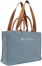 Marni Blue Large Basket Tote