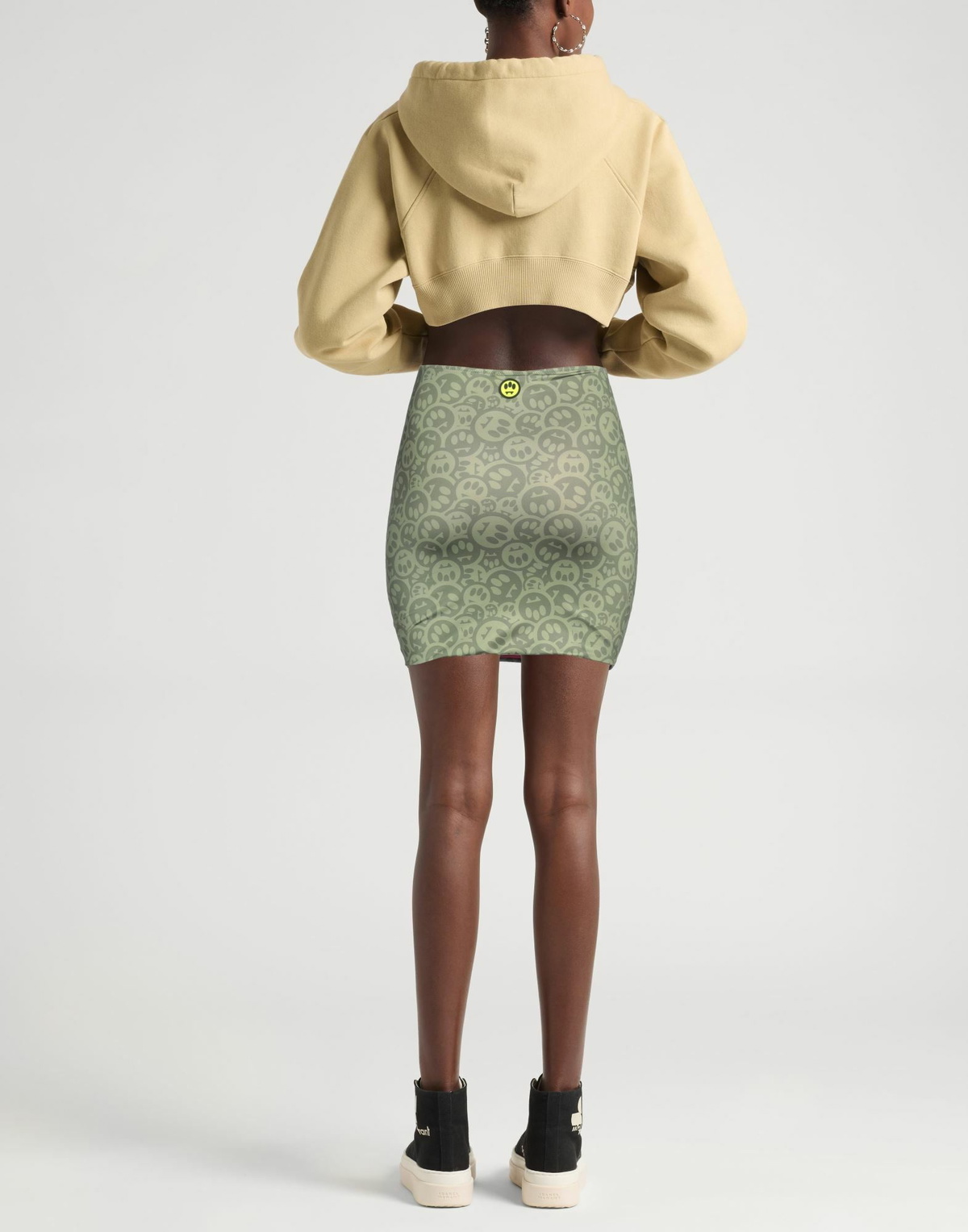 Barrow Womens Mini skirt Military in Green