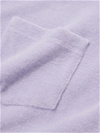 Altea - Cotton-Terry Polo Shirt - Purple