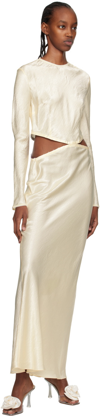 Anna October Off-White Martha Maxi Dress