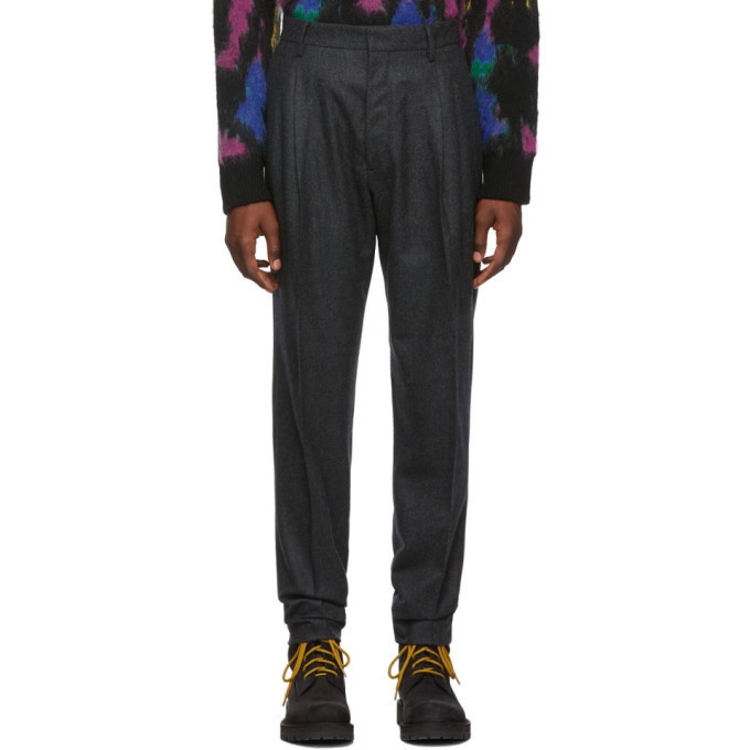 Photo: Dsquared2 Grey Wool Trousers