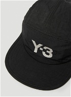 Y-3 - Logo Embroidery Running Cap in Black