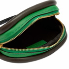 JW Anderson Women's Mini Bumper Bag in Green/Mocha/Black