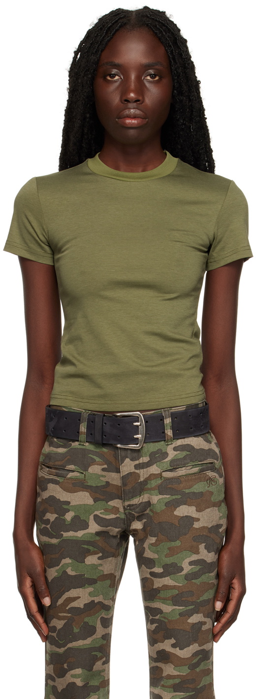 Fax Copy Express SSENSE Exclusive Green T-Shirt