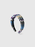Missoni - Wool and viscose headband, Women, Multicoloured