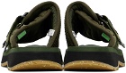 Suicoke Khaki KAW-SHELLab Sandals