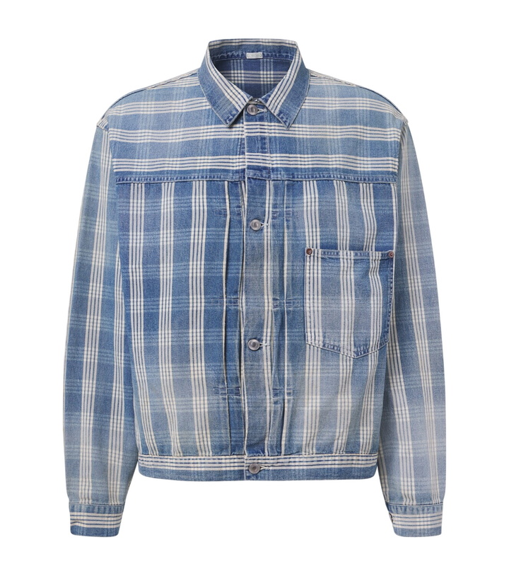 Photo: A.Presse No.213 checked denim jacket