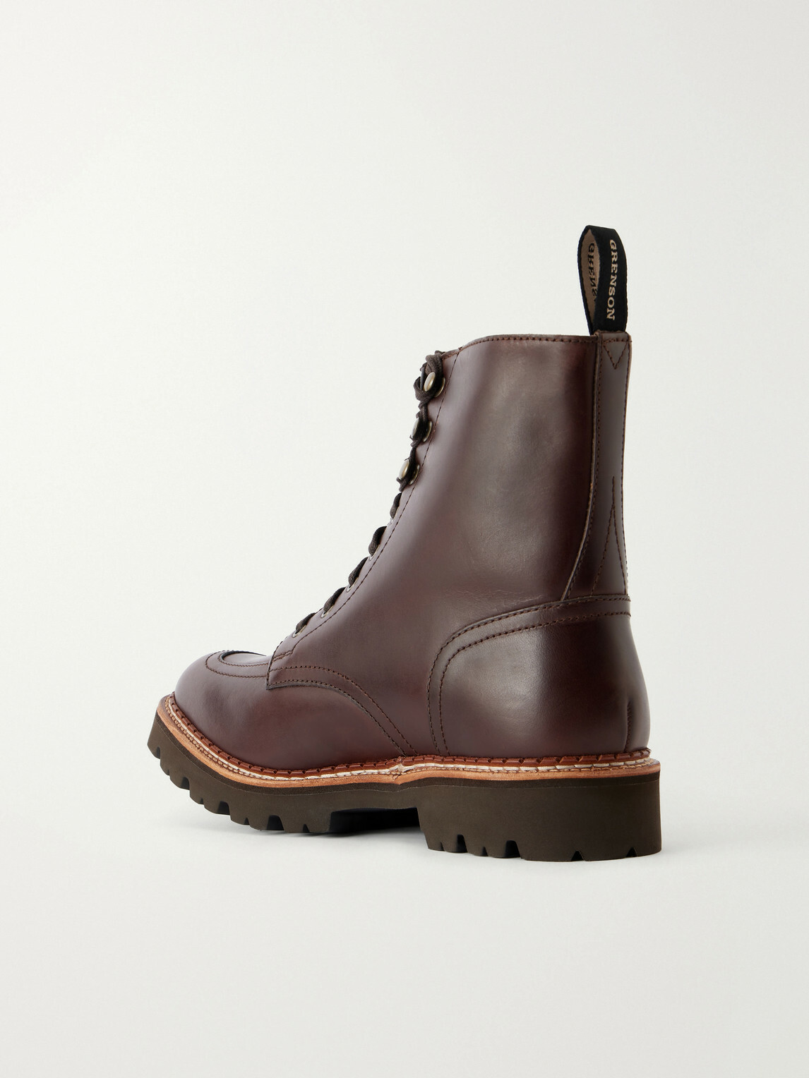 Grenson - Noha Leather Lace-Up Boots - Brown