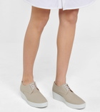 Clergerie - Lindsi platform canvas Derby shoes