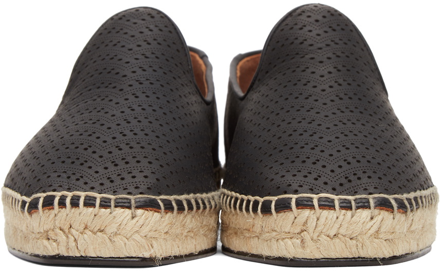 ALAÏA Black Micro Vienne Vague Openwork Espadrilles