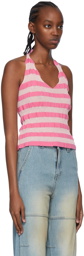 TheOpen Product Pink Rayon Tank Top
