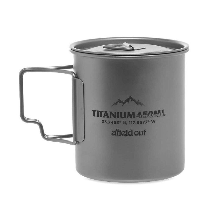 Photo: Afield Out 400mL Titanium Mug & Lid