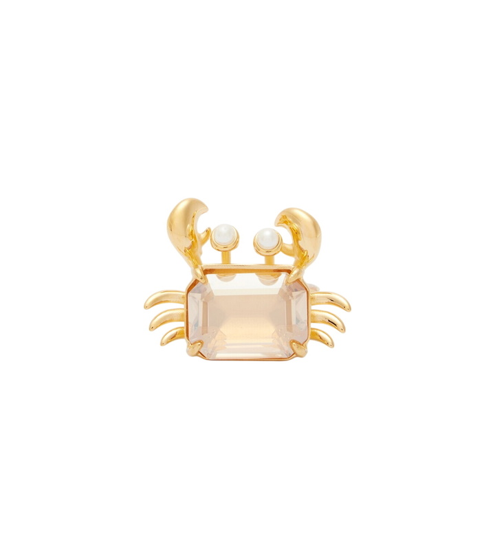 Photo: Oscar de la Renta Crab embellished ring