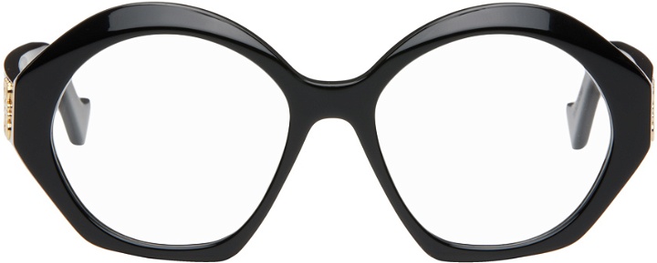 Photo: LOEWE Black Chunky Anagram Glasses