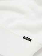 TOM FORD - Garment-Dyed Cotton-Jersey Sweatshirt - White