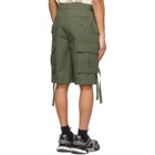 Juun.J Khaki Gurkha Pocket Shorts