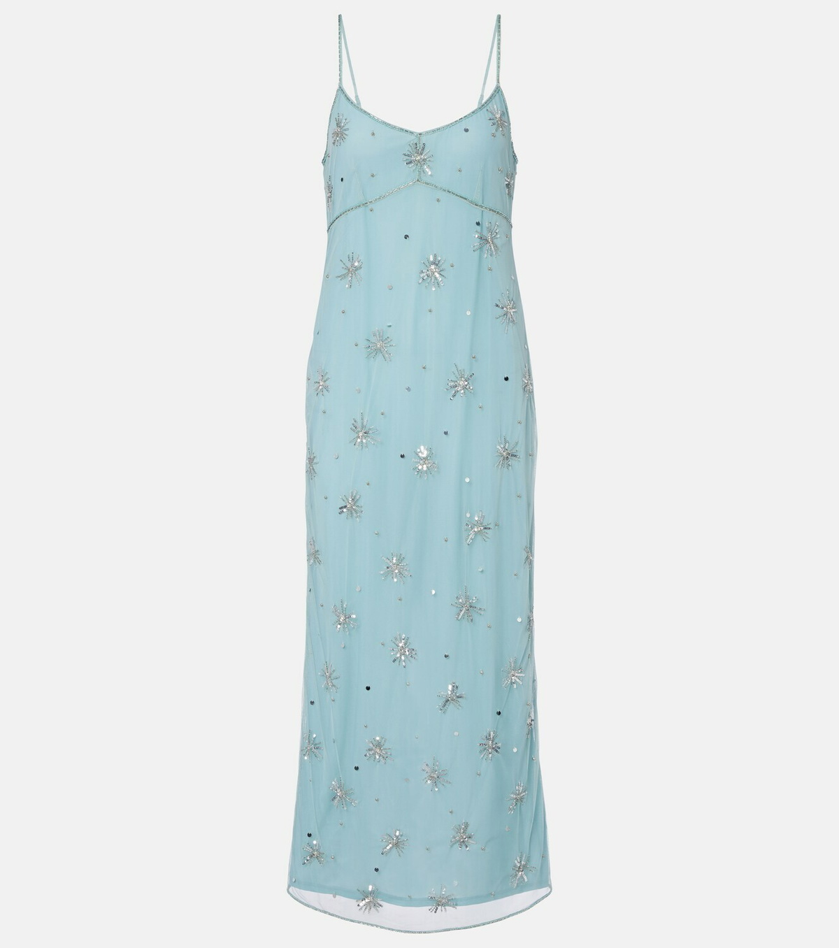 Staud Elsa embellished midi dress