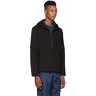 Stone Island Black Garment-Dyed Nylon Jersey Jacket